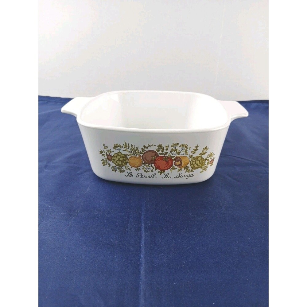 Corning Ware L’ Echalote La Sauge Spice Of Life A-84-B 1 1/2 Qt Casserole No-Lid